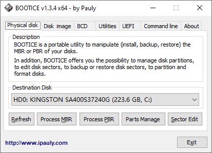 BOOTICE 2016.06.17 v1.3.4.0