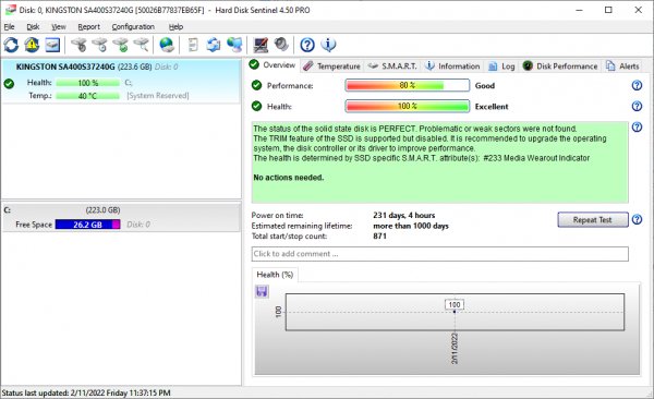 Hard Disk Sentinel portable